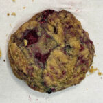 Raspberry Chocolate Cookies Baked Square
