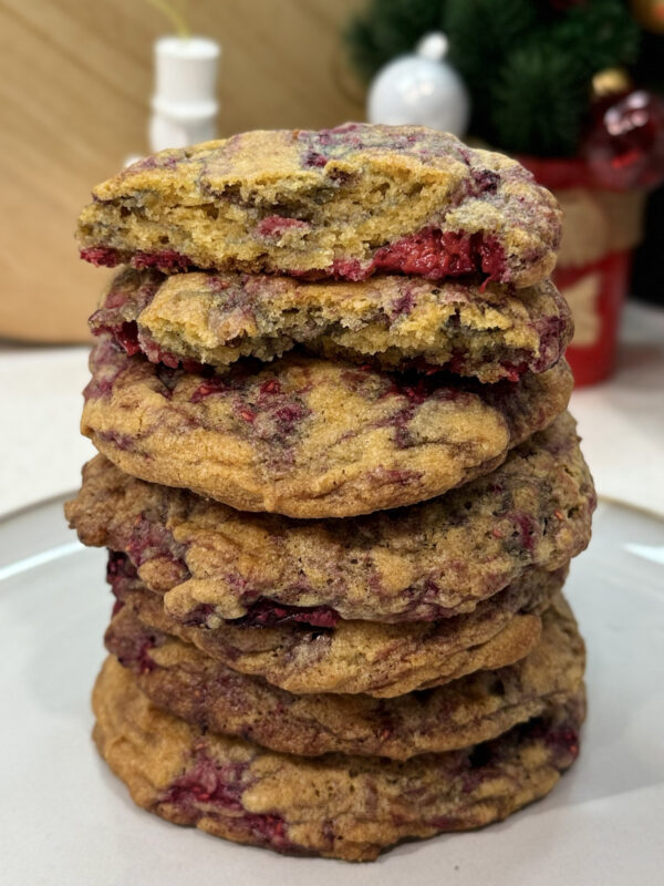 Raspberry Chocolate Cookies